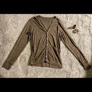 American Apparel Light Brown Cardigan